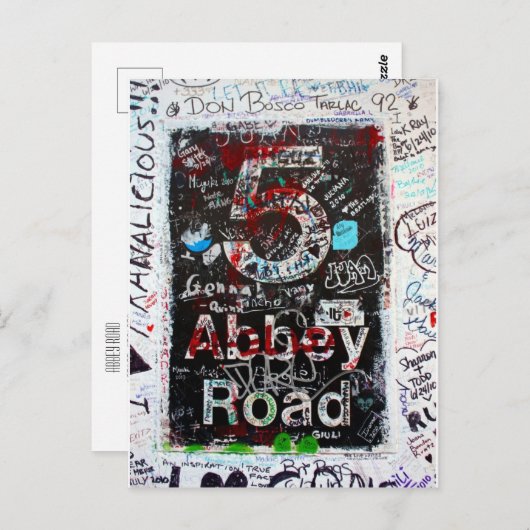 Carte Postale Abbey Road (Devant / Derrière)