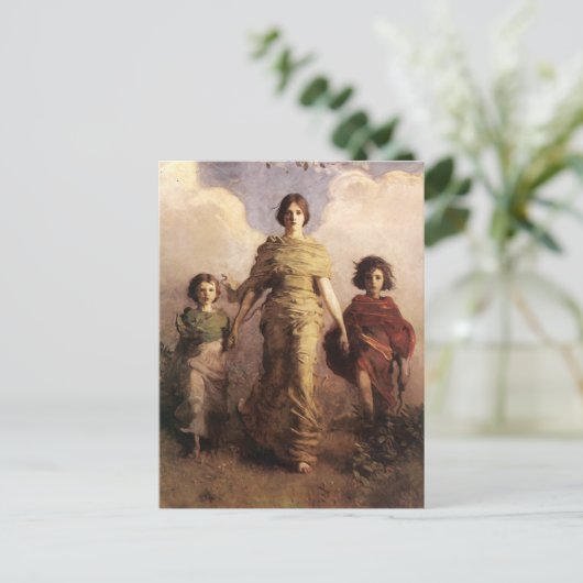 Carte Postale Abbott Handerson Thayer La Vierge (Debout devant)