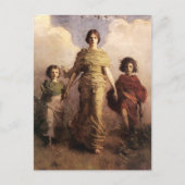 Carte Postale Abbott Handerson Thayer La Vierge (Devant)