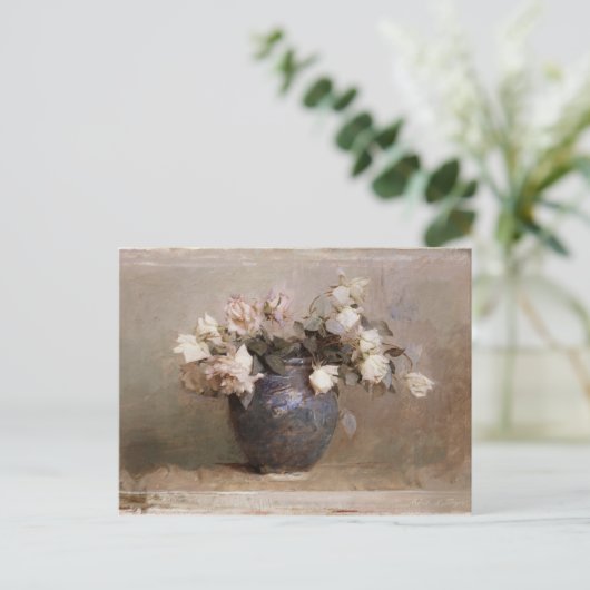 Carte Postale Abbott Handerson Thayer Roses Encore Vie Fleurs (Debout devant)