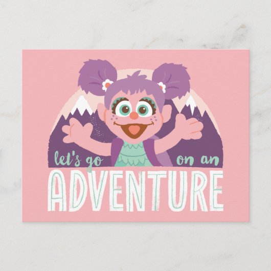 Carte Postale Abby Cadabby | Allons faire une aventure (Devant)