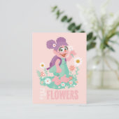 Carte Postale Abby Cadabby | Arrête-toi et respire les fleurs (Debout devant)