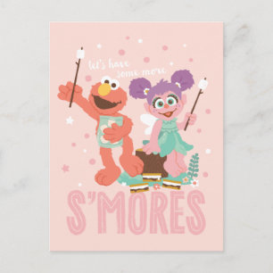 Carte Postale Abby Cadabby & Elmo Allons avoir d'autres morses