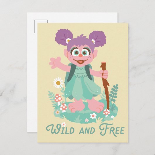 Carte Postale Abby Cadabby | Sauvage et libre (Devant / Derrière)