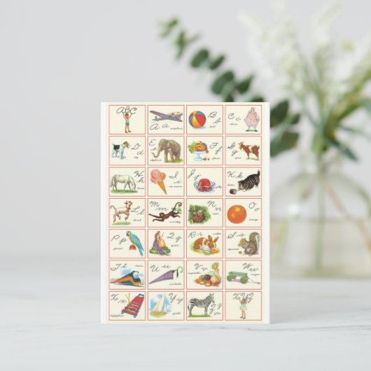 CARTE POSTALE ABC (Debout devant)
