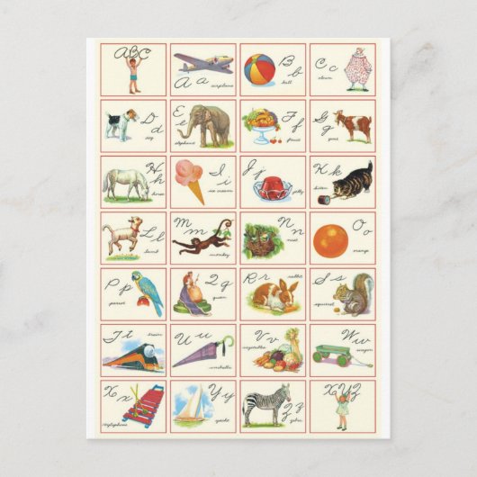 CARTE POSTALE ABC (Devant)