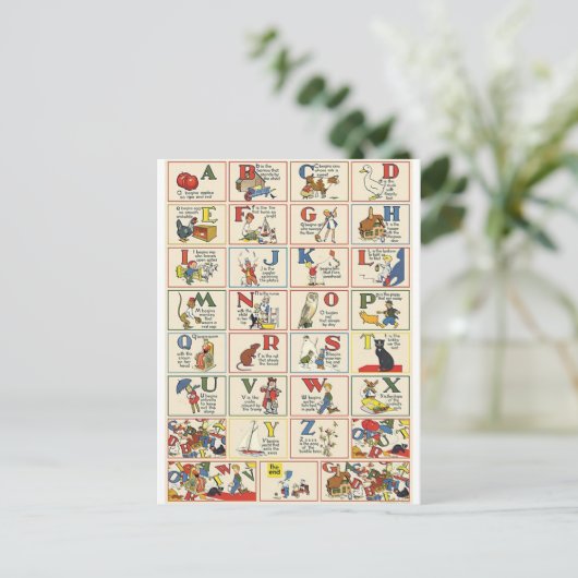 CARTE POSTALE ABC (Debout devant)