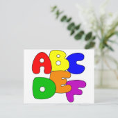 CARTE POSTALE ABC (Debout devant)