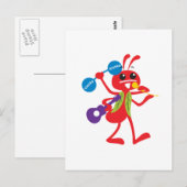 Carte Postale ABC Animaux Adam Ant (Devant / Derrière)