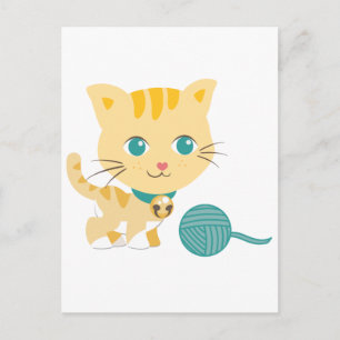 Carte Postale ABC Animaux - Carrie Cat