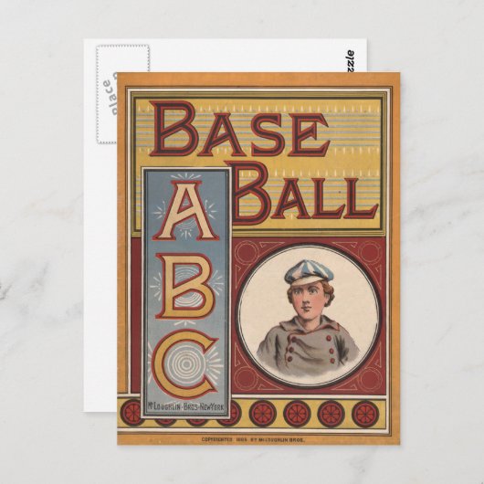 Carte Postale ABC de baseball (Devant / Derrière)