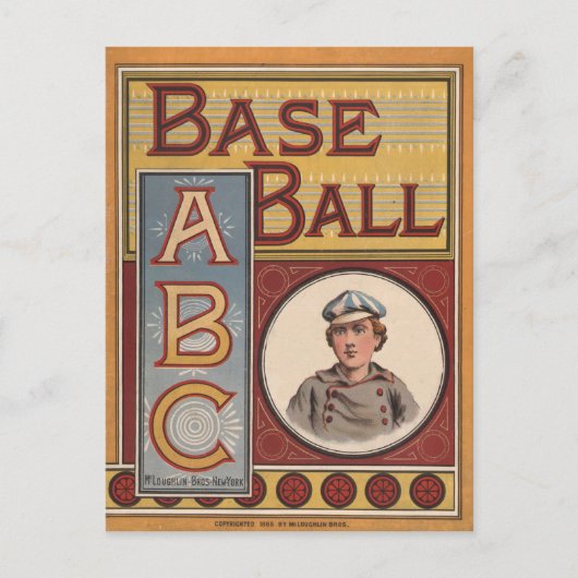 Carte Postale ABC de baseball (Devant)