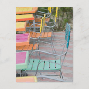 Carte Postale ABC Islands, ARUBA, Palm Beach : Café coloré