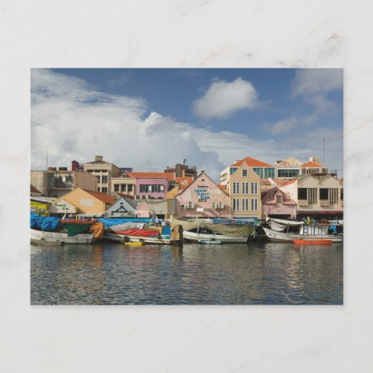 Carte Postale ABC Islands, CURACAO, Willemstad : Punda, (Devant)