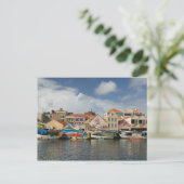 Carte Postale ABC Islands, CURACAO, Willemstad : Punda, (Debout devant)