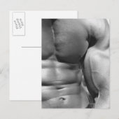 Carte Postale Abdomen et biceps définis (Devant / Derrière)