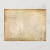 Carte Postale Abe Lincoln (Dos)