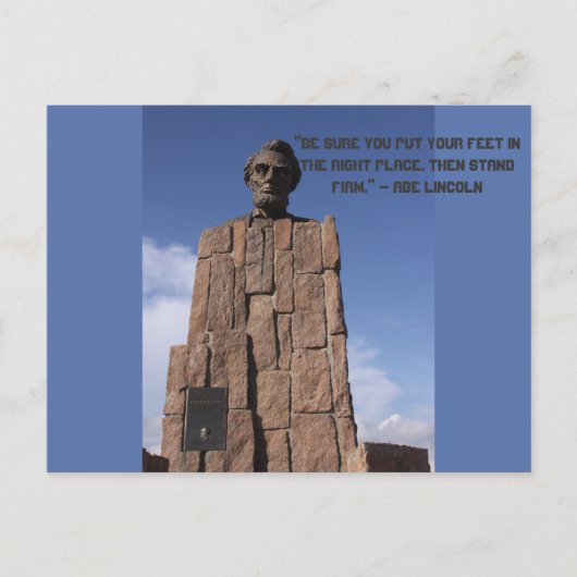 Carte postale Abe Lincoln (Devant)