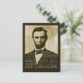 Carte Postale Abe Lincoln (Debout devant)