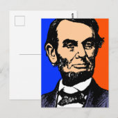 CARTE POSTALE ABE LINCOLN (2) (Devant / Derrière)