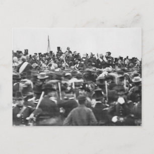 Carte Postale Abe Lincoln Adresse de Gettysburg : Fin de la Guer