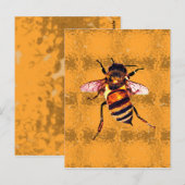 Carte Postale abeille (Devant / Derrière)