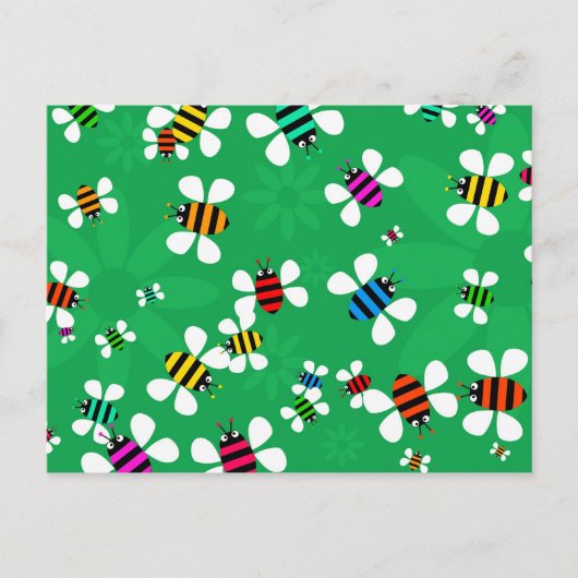 Carte Postale Abeille (Devant)