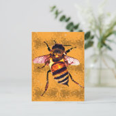 Carte Postale abeille (Debout devant)