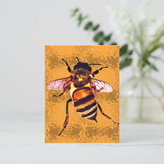Carte Postale abeille (Debout devant)