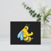 Carte Postale Abeille comme culturiste (Debout devant)