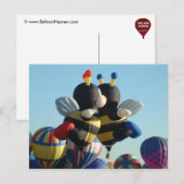 Carte Postale Abeille de ballon (Devant / Derrière)