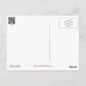 Carte Postale Abeille de miel sur Asters Anniversaire de coordin (Dos)