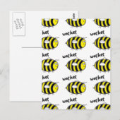 Carte Postale Abeille du travailleur (Devant / Derrière)