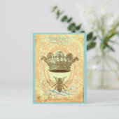 Carte Postale Abeille et Couronne (Debout devant)