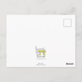 Carte postale abeille et fourmi (Dos)