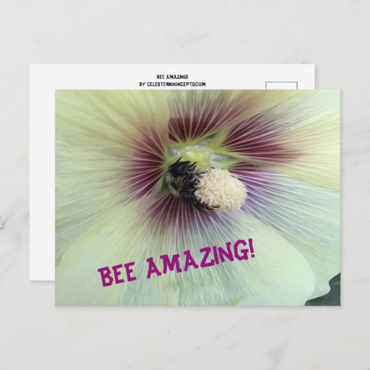 Carte Postale Abeille Extraordinaire ! (Devant / Derrière)