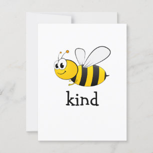 Carte Postale Abeille mignonne