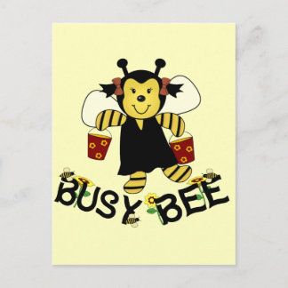 Carte Postale Abeille Occupée