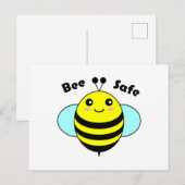 Carte Postale Abeille sûre 3 (Devant / Derrière)