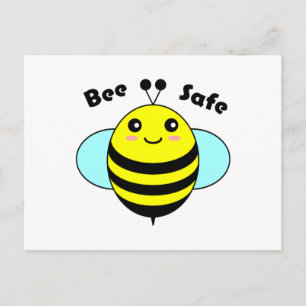 Carte Postale Abeille sûre 3