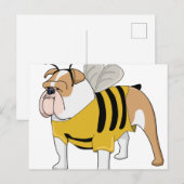 Carte Postale Abeille taupe (Devant / Derrière)