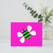 Carte Postale Abeille verte (Debout devant)