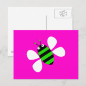 Carte Postale Abeille verte (Devant / Derrière)