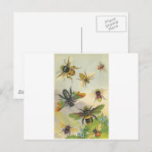 Carte Postale Abeilles (Devant / Derrière)