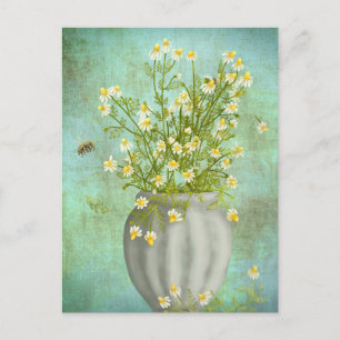 Carte Postale Abeilles et Camomiles