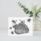 Carte Postale Abeilles vintages (Debout devant)