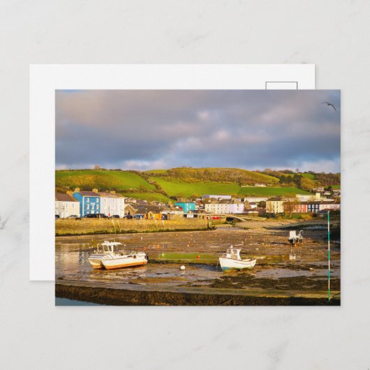 Carte Postale Aberaeron - Port - Printemps (Devant / Derrière)