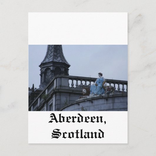 Carte Postale Aberdeen, Écosse (Devant)
