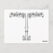 CARTE POSTALE ABERDEEN HEIRLOOM, LACE & DAMASK : ROSES VICTORIEN (Dos)