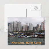 Carte Postale Aberdeen, Hong Kong (Devant / Derrière)